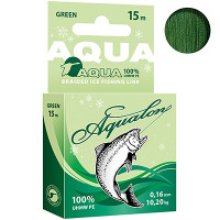 Шнур плетеный Aqualon Dark-Green зимний 15 м