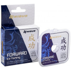 Леска Nisus FORWARD ICE FISHING Nylon Transparent