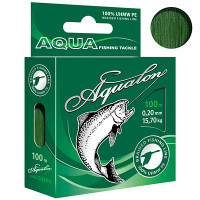 Шнур плетеный AQUA Aqualon Dark-Green 100м