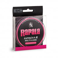 Леска плетеная RAPALA Rapinova-X MULTI GAME розовая 100 м 0.10 мм