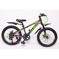 Велосипед PULSE Lite 20" MD-1500, 6ск,перед.аморт,диск.тормоз