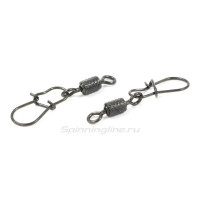 Вертлюг с карабином Hitfish X-Patten Rolling Swivel With Round Snap