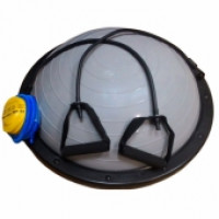 Полусфера балансировочная "BOSU BALL" с эспандерами