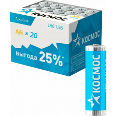 Батарейка алкалиновые АА КОСМОС