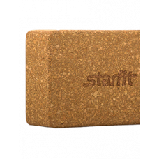Блок опорный для йоги STARFIT, пробка