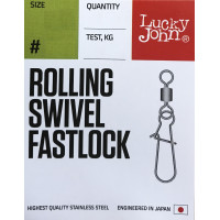 Вертлюга c застежкой ROLLING SWIVEL FASTLOCK
